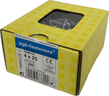 PGB-Fasteners Universal-Spanplattenschraube VK-T Vollgewinde Senkkopf ø4,0x25 ZN TX20 | 200 Stück | pgwvtv001004000253 - afbeelding 1