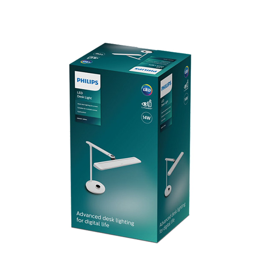 Philips Schreibtischleuchte LED DSK501 weiß