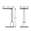 Philips Schreibtischleuchte LED DSK602 Anthrazit