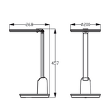 Philips Schreibtischleuchte LED DSK602 Anthrazit - afbeelding 3
