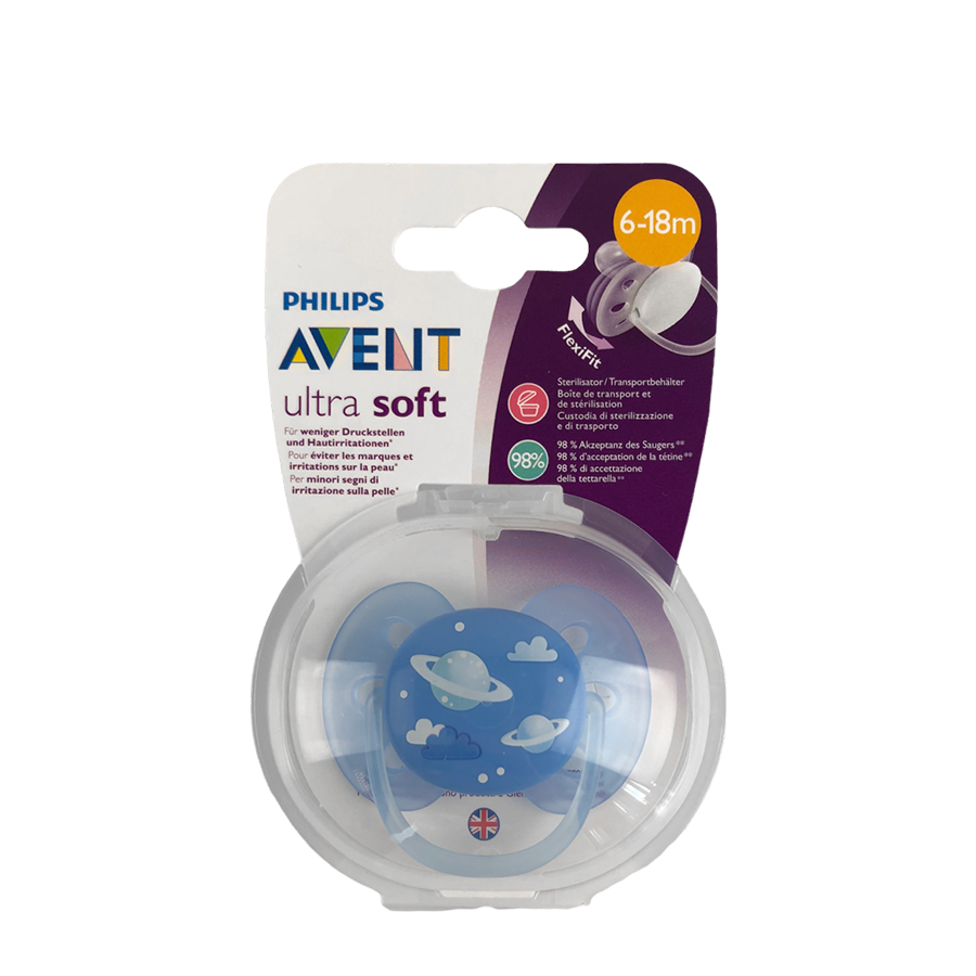 Philips Schnuller Avent Ultra Soft Blue