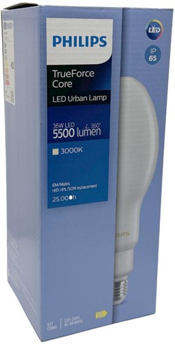 Philips LED E27 36W-200W HPL 3000K matt - LED3640