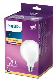 Philips LED Globe G120 E27 13-120W 2700K Filament Matt Blister – 5103284