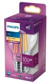 Philips LED Lampe E27 warmes Weiß