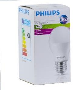 Philips LED GLS E27 5-32W 3000K matt - LED3356