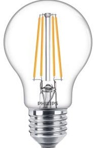 Philips LED GLS E27 7-60W 2700K Filament klar Blister – 5102519