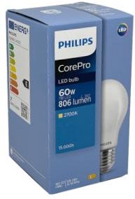 Philips LED GLS E27 7-60W 2700K Filament matt - LED3791