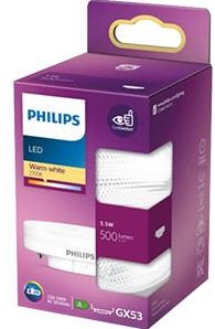 Philips LED GX53 5,5-40 W 2700 K Blisterpackung – 5106130