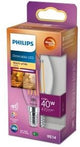 Philips LED-Kerze E14 3,4–40 W, Filament, klar, warm leuchtend, Blisterpackung – 5100308