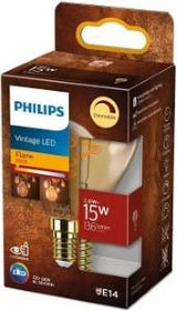 Philips LED Bullet E14 2,6W-20W 2000K Filament Gold dimmbar Blister – 5101507 - afbeelding 1