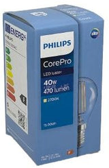 Philips LED-Kugel E14 4,3-40W 2700K Filament klar - LED3738 - afbeelding 2