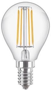 Philips LED-Kugel E14 4,3-40W 2700K Filament klar - LED3738