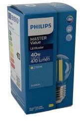 Philips LED Lamp Bullet E27 470 LM dimmbar