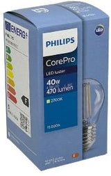 Philips LED-Kugel E27 4,3-40 W 2700 K Filament klar – LED3749 - afbeelding 2