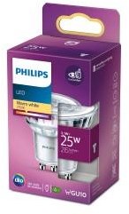 Philips LED-Spot GU10 230 V 2,7–25 W 2700 K Blister – 5105115