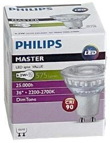 Philips LED-Spot GU10 6,2-80 W Dimmton - led3451