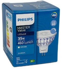 Philips LED-Spot gu5.3 12V 5,8-35W 3000K dimmbar - led3546
