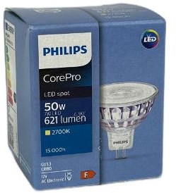 Philips LED-Spot gu5.3 12 V 7-50 W 2700 K – LED3522