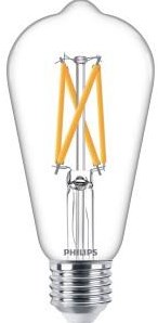 Philips LED ST64 E27 5,9–60 W Filament klar warm leuchtend Blister – 5102586