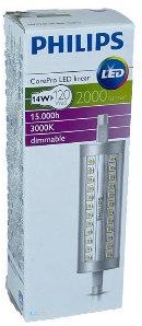 Philips LED-Leiste R7S 118 mm 14-120 W 3000 K dimmbar – led3607