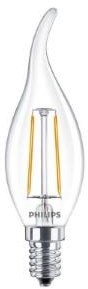 Philips LED-Spitzenkerze E14 2-25W 2700K Filament klar - LED3723