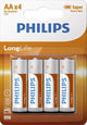 Philips Batterie R6 aa lange Lebensdauer