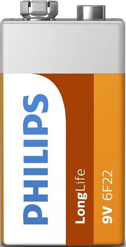 Philips Philips Longlife 9V Batterie 6F22 Blister 1 – 3111025