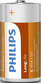 Philips Batterie R14 C Langes Leben - afbeelding 2