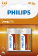 Philips Batterie R14 C Langes Leben