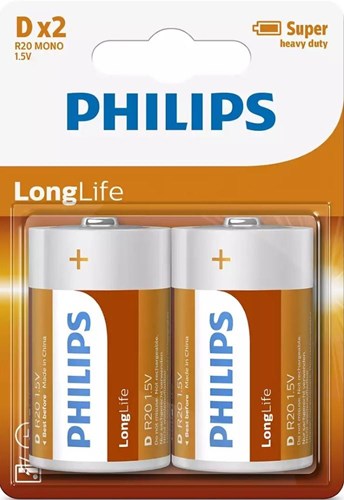 Philips Batterie Monocell LR20 Philips