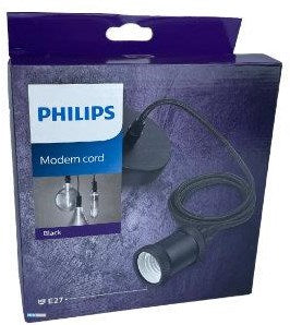 Philips Kordelpendelleuchte schwarz 150 cm – 5473850