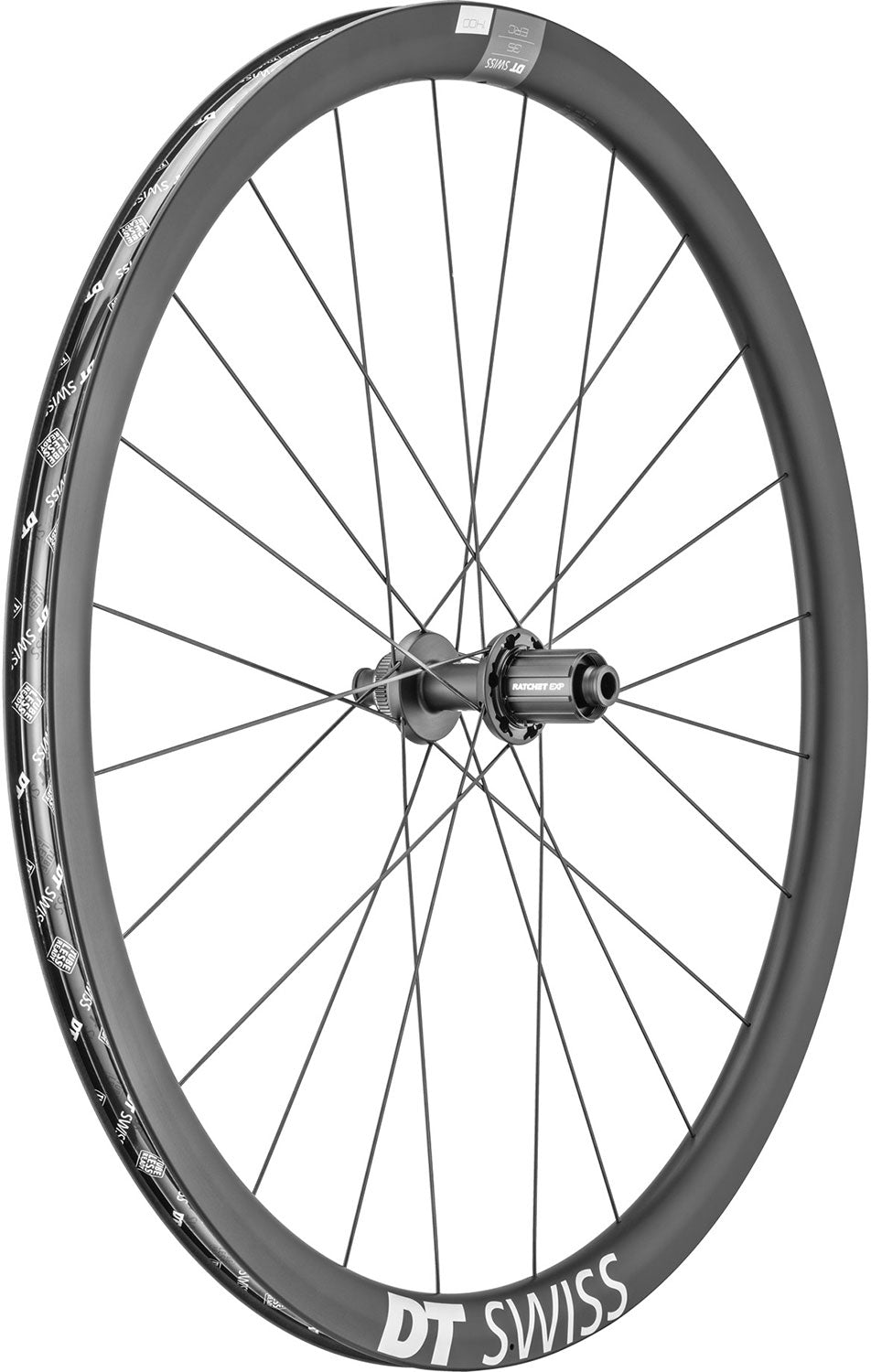 DT Swiss ERC 1400 Dicut 35 28 CL Shimano HG Carbon Hinterrad
