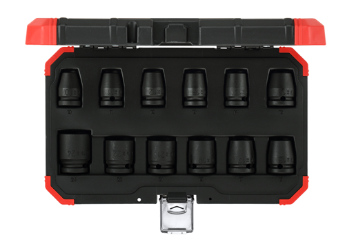 Gedore rot | impact wrench set 1 2 | 12 pieces. - r63003012