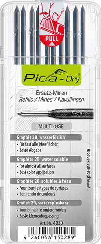 Bild einer 4030 Trockenmine | Graphit | Blisterpackung - pi4030sb
