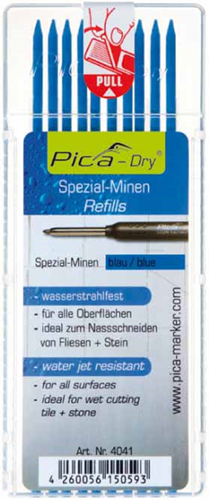 Bild einer 4041 Trockenmine | blau - pi4041