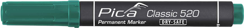 Bild eines 520 36 Permanentmarkers | 1-4mm | rund | grün | 10 Stück - pi52036