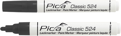 Bild eines 524 46 Farbmarkers | 2-4mm | runde Spitze | schwarz | 10 Stück - pi52446