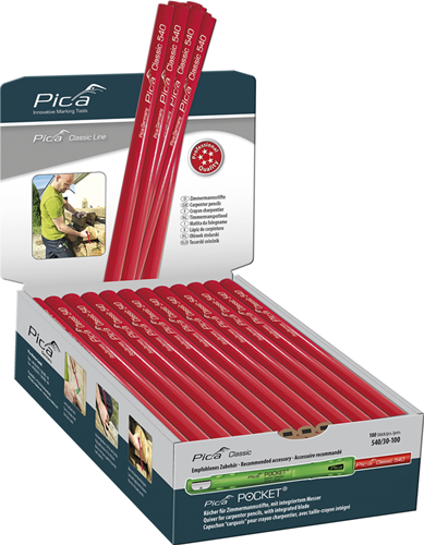 Bild a 540 30 Zimmermannsbleistifte | 30 cm – pi54030-10