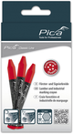 Bild eines 590 40 Marker Chalk Pro | 12x120mm | rot | 12 Stück - pi59040