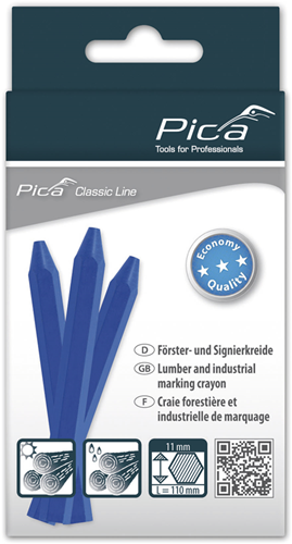 Pic a 591 41 Marker Kreide Eco | 11x110mm | blau | 12 Stück - pi59141