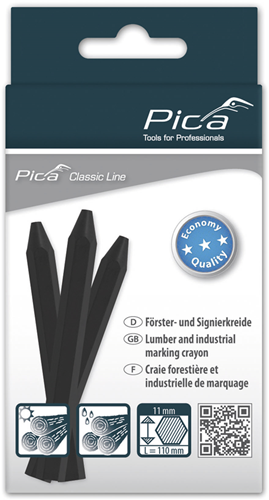 Pic a 591 46 Marker Kreide Eco | 11x110mm | schwarz | 12 Stück - pi59146