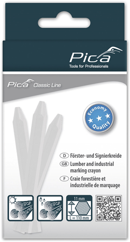 Pic a 591 52 Marker Kreide Eco | 11x110mm | weiß | 12 Stück - pi59152