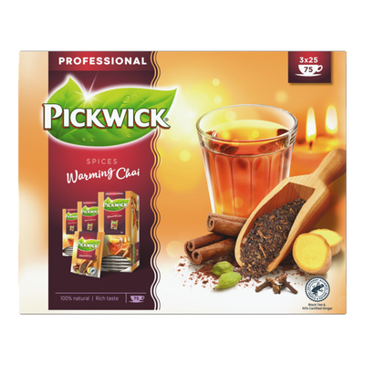 Pickwick professioneller wärmender Chai (75x 2g)