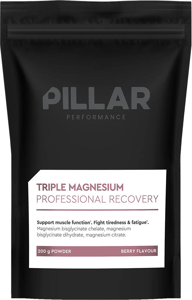 Pillar Performance Triple Magnesium Pulver 200g | Zitronenlimette