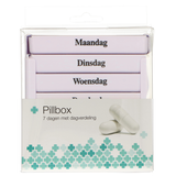 JVDL Pill Box Woche 4 Kurse pro Tag weiß - afbeelding 1