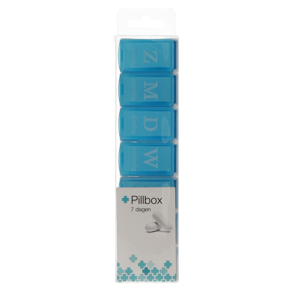 JVDL Pill Box Woche 7 Kurse Blau