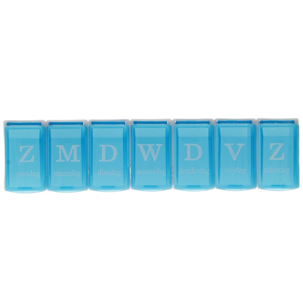 JVDL Pill Box Woche 7 Kurse Blau