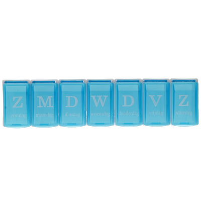 JVDL Pill Box Woche 7 Kurse Blau