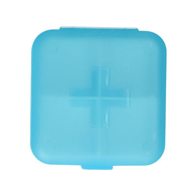 JVDL Pill Box plus 4 Fächer Blau