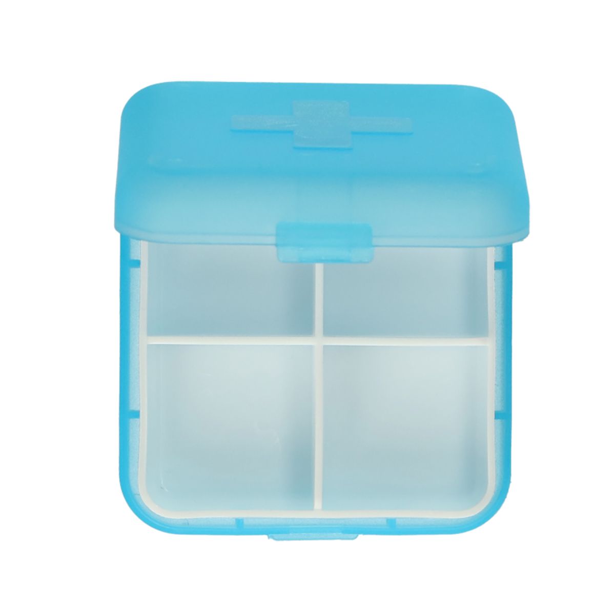 JVDL Pill Box plus 4 Fächer Blau
